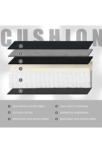 Mahmayi Dowinx LS 6658B Ergonomic High Back Gaming Chair with Lumber Support - Black and White