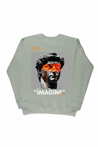 By Caspita Fashion Lenithra David Skulptura Leđa Štampano Unisex Oversize kro...