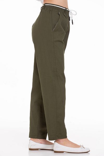 ANGELOS GIRLS Girl's Gabardine Trousers with Elastic Waist and Cord Px452