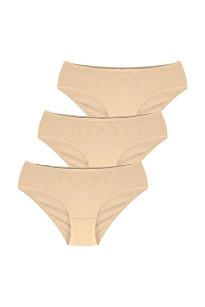 FOREVER MORE 3 Pack Seamless Basic Women's Slip Panties