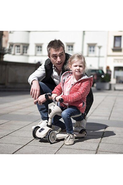 SCOOT AND RIDE Highwaykick 1 Oturaklı Çocuk Scooter Açık Gri 160629-96268