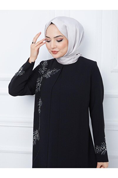 ELBİSHE Stone Detailed Mother's Dress
