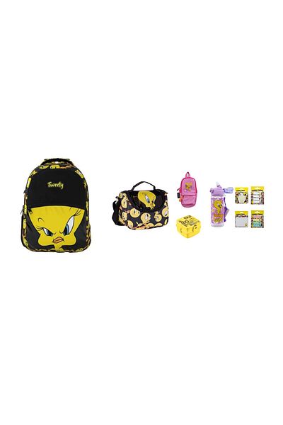 Looney Tunes Tweety School Bag Set (9 Pieces)