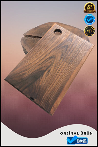 OverPazar Ceviz Ağacından Kesme Tahtası Et Tahtası Ekmek Tahtası