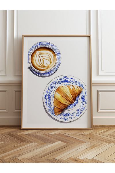 HOMEPACK Единична картина в дървена рамка, единичен плакат, картина TK/796