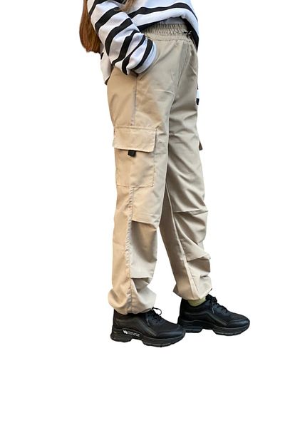 ANGELOS GIRLS Girl's Cargo Pocket Parachute Pants 12126