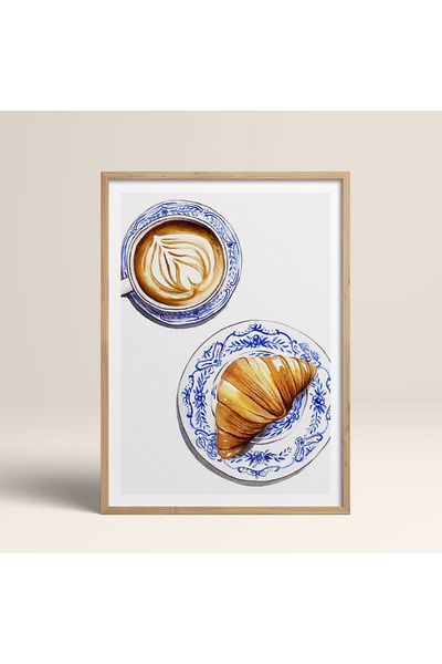 HOMEPACK Единична картина в дървена рамка, единичен плакат, картина TK/796