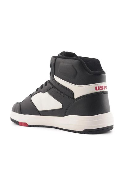 U.S. Polo Assn. Pantofi Presto Hi alb-negru