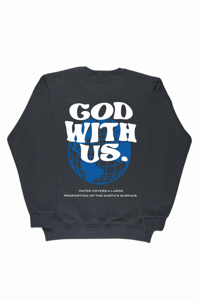 By Caspita Fashion Lenithra Bog s nama nazad Štampano Unisex Oversize kroj Du...