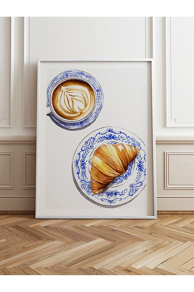 HOMEPACK Pictură cu un singur cadru din lemn Pictură poster dintr-o bucată TK/796