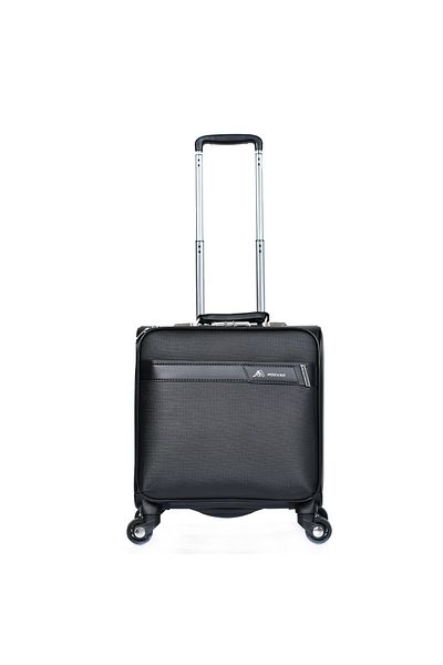 MORANO Murano Leather Cabin Luggage 16 Inch Lightweight