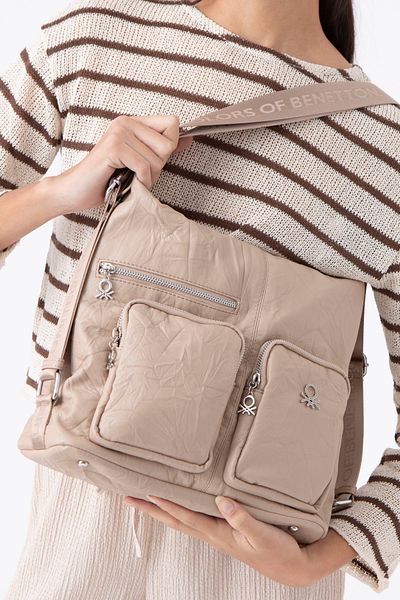 United Colors of Benetton Benetton Women's Shoulder Bag - Skin Color Bnt1471