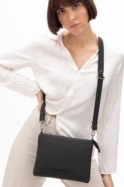 United Colors of Benetton Beneton Women's Black Crossbody Bag - Bnt1580