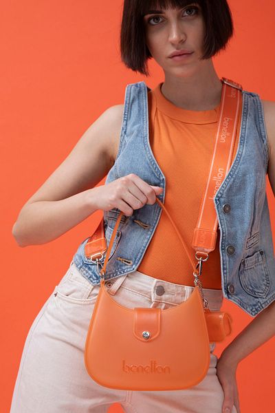 United Colors of Benetton Orange Beneton Women's Shoulder Bag - Bnt1454