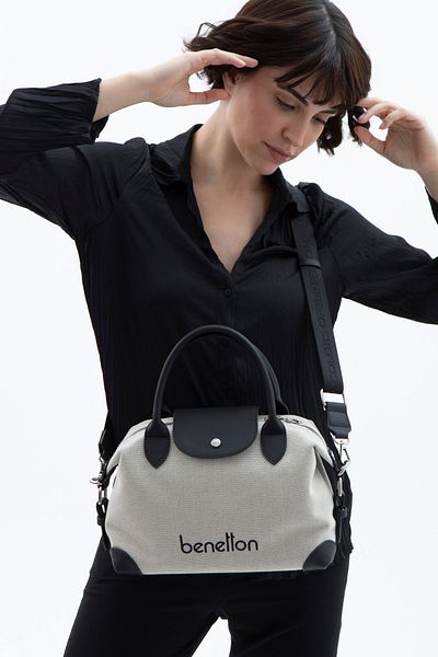 United Colors of Benetton Beneton Women's Shoulder Bag - Black Bnt1624