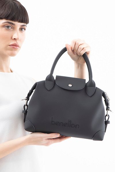 United Colors of Benetton Geantă de umăr BENETTON pentru femei - neagră BNT1623