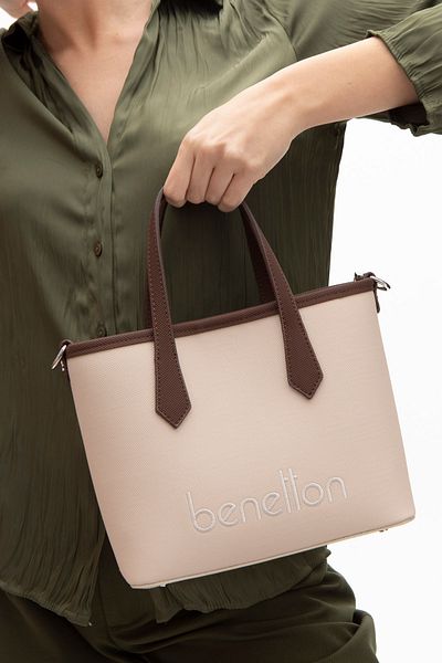United Colors of Benetton Benetton Women's Handbag Beige-Brown Bnt1588