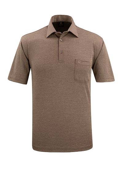 Çizgi Triko Ανδρικό πουκάμισο με γιακά μπλουζάκι Classic Fit - 4910BAT