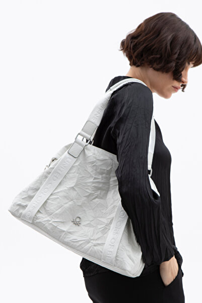 United Colors of Benetton Geantă de umăr Benetton albă pentru femei - BNT1470