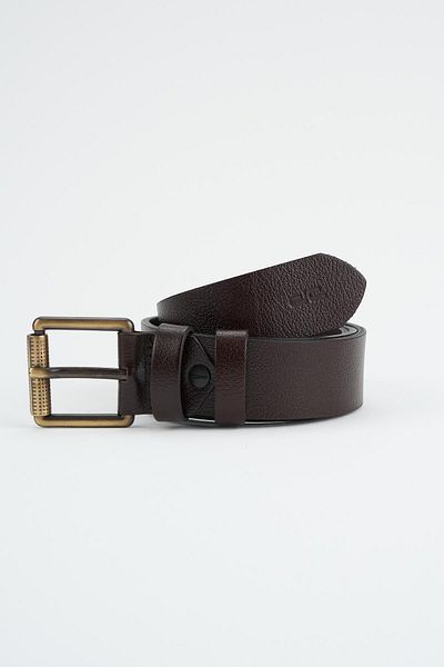 Deri Company Мъжки кафяв кожен колан 112544