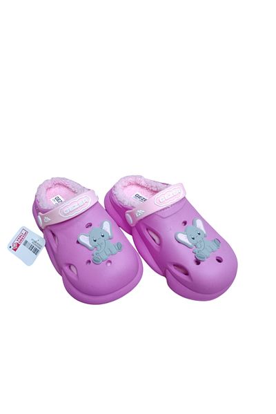 GEZER Papuci de fete cu talpă anti-alunecare Deer Purple Liliac