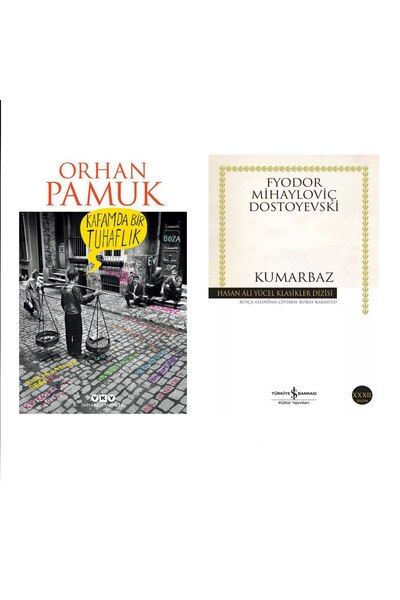 Yapı Kredi Yayınları Kafamda Bir Tuhaflık - Orhan Pamuk - Kumarbaz - Fyodor M...