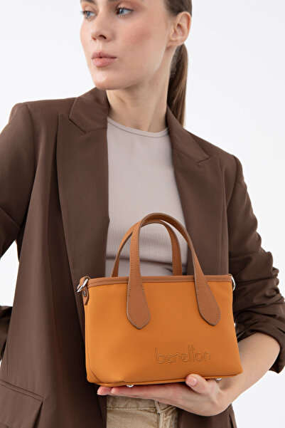United Colors of Benetton Geantă de mână Benetton pentru femei - Muștar-Camel...