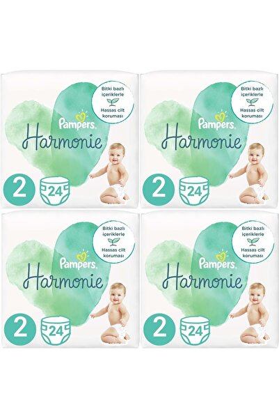 Prima Pampers Harmonie Bebek Bezi Beden:2 (4-8KG) Mini 96 Adet Süper Ekonomik...
