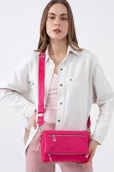United Colors of Benetton Fuchsia Beneton Women's Handbag - Bnt1476