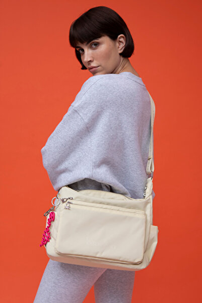 United Colors of Benetton Μπεζ ΓΥΝΑΙΚΕΙΑ ΤΣΑΝΤΑ CROSSBODY BENETTON BNT1458