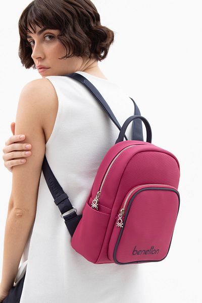 United Colors of Benetton Rucsac Benetton pentru femei - Prune-Bleumarin BNT1605