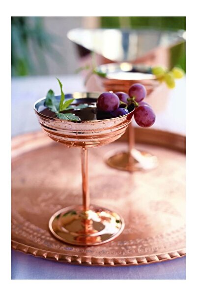 Bakır Concept Copper Colored Sliced Goblet Model