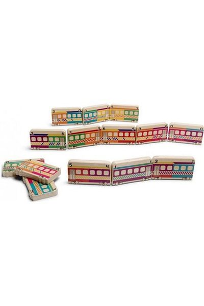 BS Toys Wooden dominoes Little Train