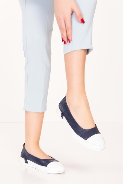 Gondol Hakiki Deri Rahat Yazlık Ayakkabı Usl.2154