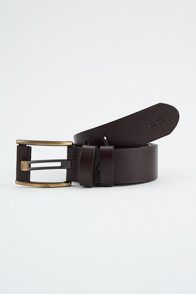Deri Company Мъжки кафяв кожен колан 112541