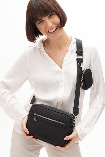 United Colors of Benetton Benetton Black Women's Handbag - Bnt1603