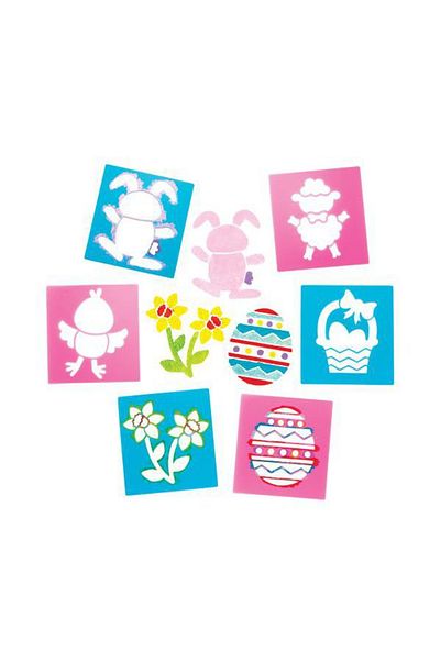 Baker Ross Set 6 sabloane Easter - Baker Ross