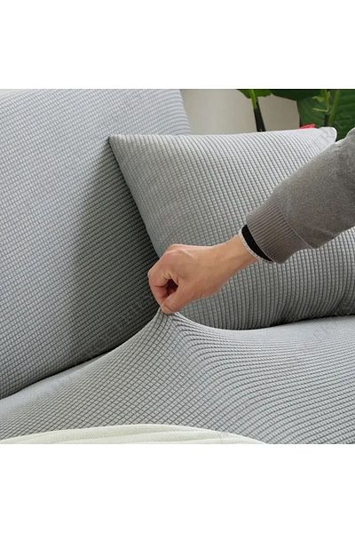 uzhanem Lycra Stretch Elastic Flexibil, lavabil, model pătrat, husă pentru trei persoane, husă pentru scaun