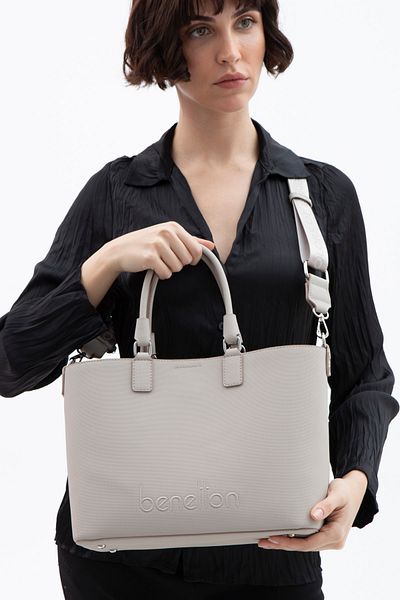United Colors of Benetton Benetton Women's Shoulder Bag - Stone Color Bnt1617