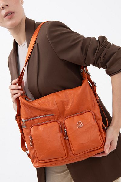 United Colors of Benetton Benetton Women's Shoulder Bag - Orange, Bnt1471
