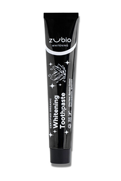 Zubio Aktif Karbonlu Beyazlatıcı Diş Macunu, 75 gr