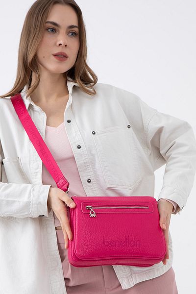 United Colors of Benetton Benetton Women's Crossbody Bag Fuchia Bnt1480