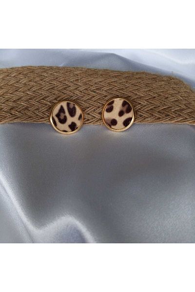 Allen Accessories Round Model Gold Lopar Earring