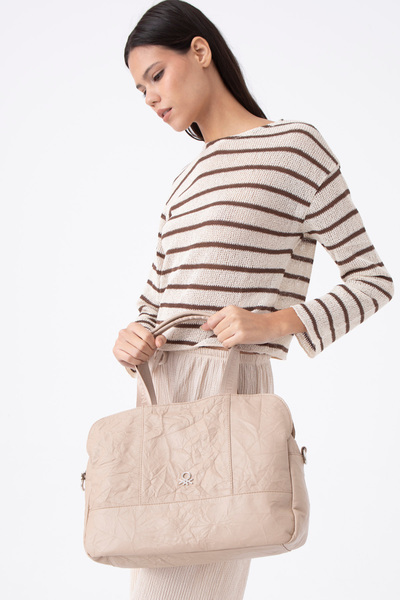 United Colors of Benetton Geantă de umăr Beneton pentru femei - culoarea pielii BNT1474