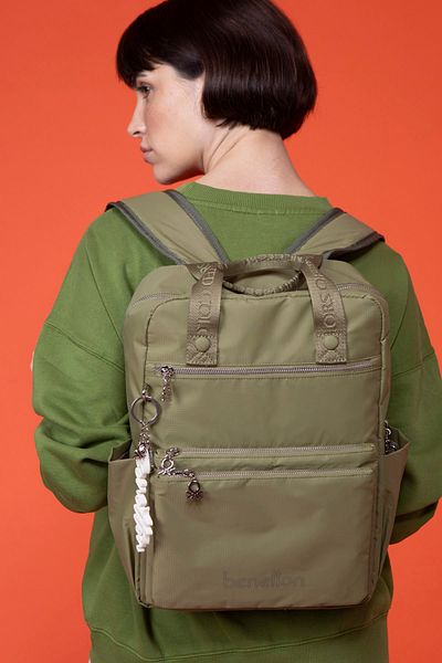 United Colors of Benetton Green Benetton Women's Backpack Bnt1465