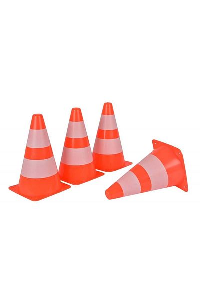 Androni Giocattoli Set of 4 white-orange cones Androni Giocattoli