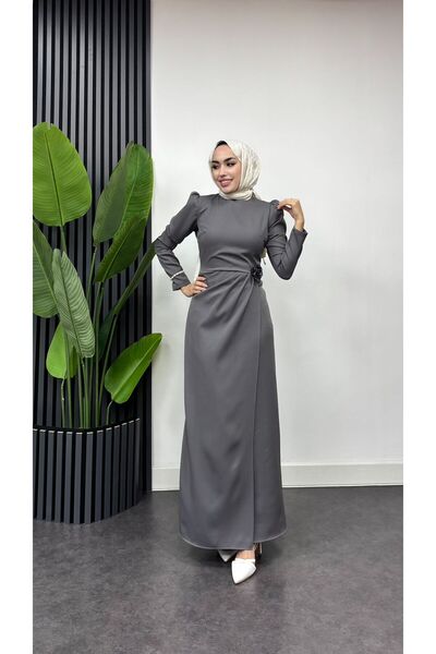 moda zeynaa GÜLLÜ DOUBLE CREP