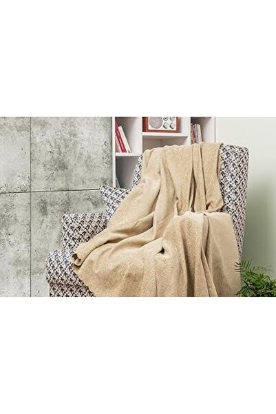 BRANDE HOME Jakarlı Şönil Bal Köpüğü Koltuk Örtüsü