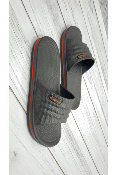 KARTER HOME Men's Stripe Detailed Garden and Beach Slippers