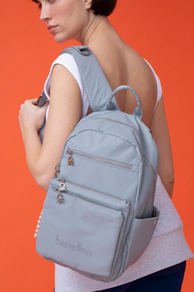 United Colors of Benetton Benetton Women's Backpack Gray Bnt1463